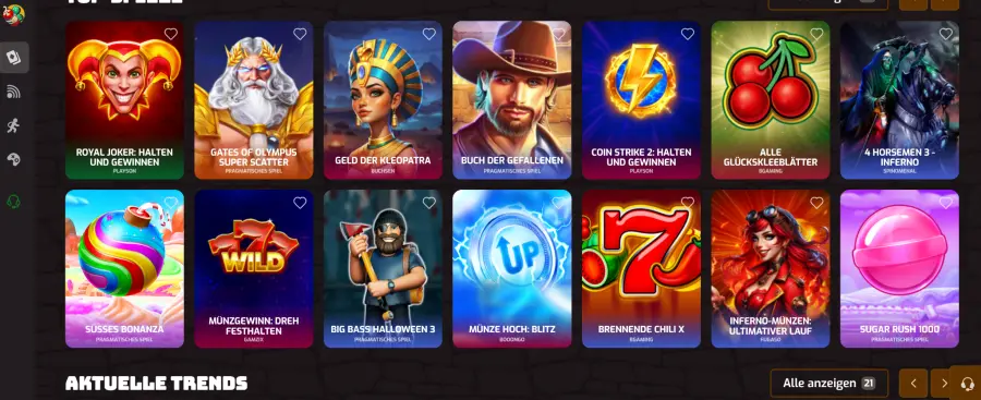 Casino afkspin